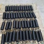 Black Permanent Coating  Finish Tension Spring