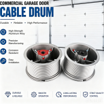 18 FT Standard Lift Drum Set Maximum Door Height 19′-6"