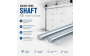 Solid shaft with keyway